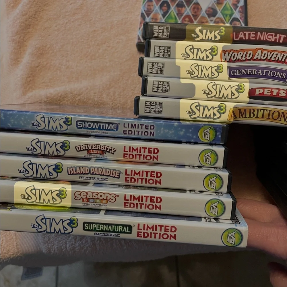 The Sims3 win Mac EA PC Games Lot of 15